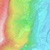 Topografische kaart La Dionne, hoogte, reliëf