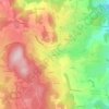 Topografische kaart Augel, hoogte, reliëf