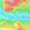 Topografische kaart Stugun, hoogte, reliëf
