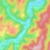 Topografische kaart Liers, hoogte, reliëf