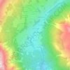 Topografische kaart Meytéres, hoogte, reliëf