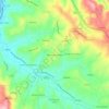 Topografische kaart Pedras da Cumieira, hoogte, reliëf