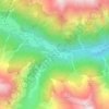 Topografische kaart Fornarelli, hoogte, reliëf
