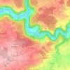 Topografische kaart Hessenau, hoogte, reliëf