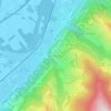 Topografische kaart Mas de Montacol, hoogte, reliëf