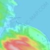 Topografische kaart L'Anse-au-Griffon-Nord, hoogte, reliëf