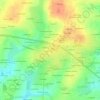 Topografische kaart La Bastille, hoogte, reliëf