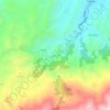 Topografische kaart Drakona, hoogte, reliëf