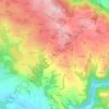 Topografische kaart Pötzling, hoogte, reliëf