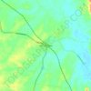 Topografische kaart Miriam Vale, hoogte, reliëf