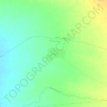 Topografische kaart Mehrabad, hoogte, reliëf