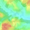 Topografische kaart La Outre, hoogte, reliëf