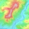 Topografische kaart Pievecchia, hoogte, reliëf