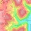 Topografische kaart Monneaux, hoogte, reliëf