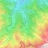 Topografische kaart Panice Soprana, hoogte, reliëf