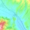 Topografische kaart Ponte a Poppi, hoogte, reliëf