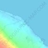 Topografische kaart Egnazia scavi, hoogte, reliëf