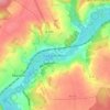 Topografische kaart La Ferté-Milon, hoogte, reliëf