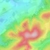 Topografische kaart Bremscheid, hoogte, reliëf