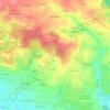 Topografische kaart La Lande de la Boule, hoogte, reliëf