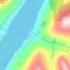 Topografische kaart Ardtalnaig, hoogte, reliëf