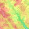Topografische kaart Châlons, hoogte, reliëf