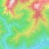 Topografische kaart Valbella Superiore, hoogte, reliëf