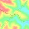 Topografische kaart Karringmelk, hoogte, reliëf