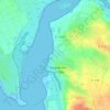 Topografische kaart Le Hable, hoogte, reliëf
