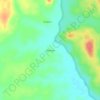Topografische kaart Morinho, hoogte, reliëf