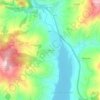 Topografische kaart Sigliano, hoogte, reliëf