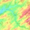 Topografische kaart Achet, hoogte, reliëf