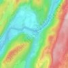 Topografische kaart Coiselet, hoogte, reliëf