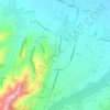 Topografische kaart Arola, hoogte, reliëf