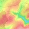 Topografische kaart Sur le Chemin d'Henridorf, hoogte, reliëf