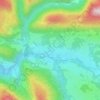 Topografische kaart Pichl, hoogte, reliëf