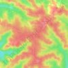 Topografische kaart La Martingue, hoogte, reliëf