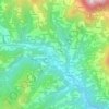 Topografische kaart Pozzacchi, hoogte, reliëf