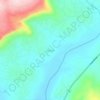 Topografische kaart Kibale, hoogte, reliëf