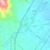 Topografische kaart Badia al Pino, hoogte, reliëf