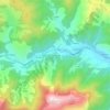 Topografische kaart Congarna, hoogte, reliëf