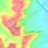 Topografische kaart Les Gros Créons, hoogte, reliëf