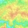 Topografische kaart Bigrolle, hoogte, reliëf