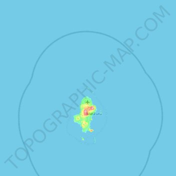 Topografische kaart Nukuloa, hoogte, reliëf