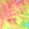 Topografische kaart Les Espiémonts, hoogte, reliëf