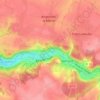 Topografische kaart Rouxmesnil, hoogte, reliëf