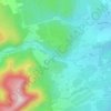 Topografische kaart Kupferhammer, hoogte, reliëf