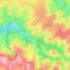 Topografische kaart Villejaleix, hoogte, reliëf