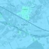 Topografische kaart Biezelinge, hoogte, reliëf
