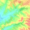 Topografische kaart Loubejac, hoogte, reliëf